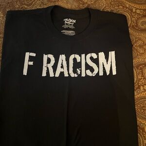 Custom F Racism Graphic Tee